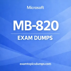 MB-820 exam dumps