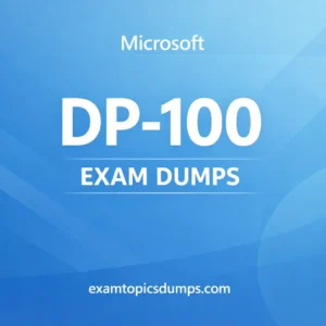 Microsoft DP-100 exam dumps