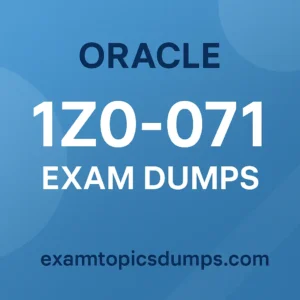 Oracle 1Z0-071 Exam Dumps Practice Questions PDF