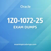 Oracle 1Z0-1072-25 exam dumps