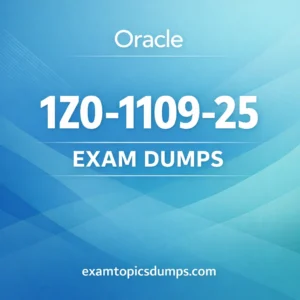 Oracle 1Z0-1109-25 Exam Dumps