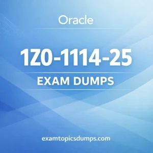 Oracle 1Z0-1114-25 Exam Dumps