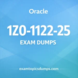 Oracle 1Z0-1122-25 dumps