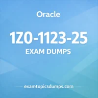 Oracle 1Z0-1123-25 Exam Dumps
