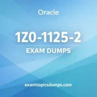 Oracle 1Z0-1125-2 Exam Dumps