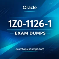 Oracle 1Z0-1126-1 Exam Dumps