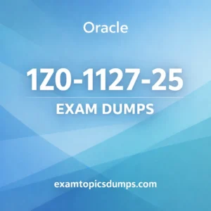 Oracle 1Z0-1127-25 Exam Dumps