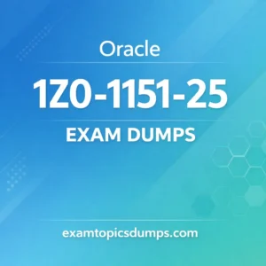 Oracle 1Z0-1151-25 Exam Dumps