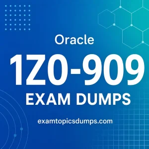 Oracle 1Z0-909 Dumps