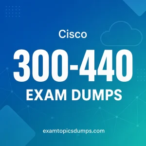 300-440 Exam dumps