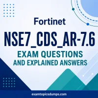 Fortinet NSE7_CDS_AR-7.6 Exam Dumps
