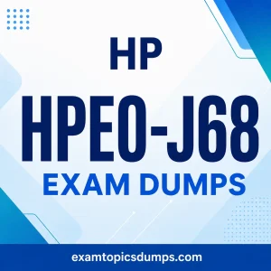 HP HPE0-J68 Exam Dumps f
