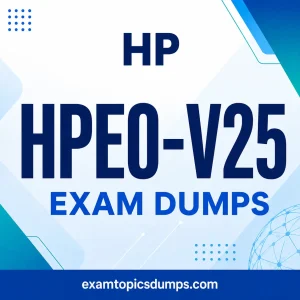 HP HPE0-V25 Exam Dumps