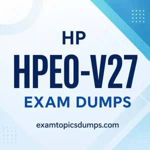 HP HPE0-V27 Exam Dumps