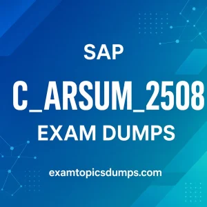 SAP C-ARSUM-2508 Exam Dumps