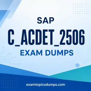 SAP C_ACDET_2506 Exam Dumps