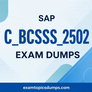 SAP C_BCSSS_2502 Exam Dumps