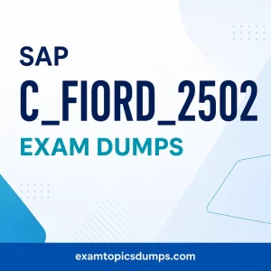 SAP C_FIORD_2502 Exam Dumps