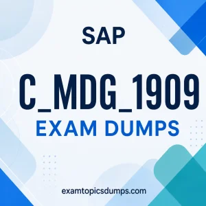 SAP C_MDG_1909 Exam Dumps