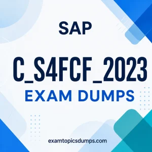 SAP C_S4FCF_2023 Exam Dumps