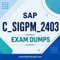 SAP C_SIGPM_2403 Exam Dumps SAP C_SIGPM_2403 Exam Dumps