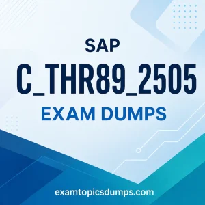 SAP C-THR89-2505 Exam Dumps