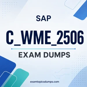 SAP C_WME_2506 Exam Dumps
