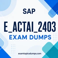 SAP E_ACTAI_2403 Exam Dumps